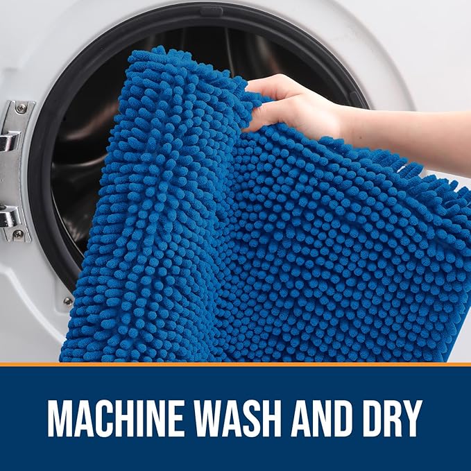 OLANLY Dog Door Mat for Muddy Paws 44x32, Absorbs Moisture and Dirt, Absorbent - Image 5