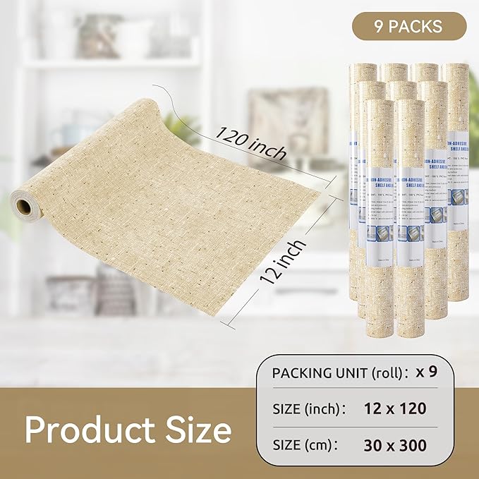FIFTY FEET 12"x120" Non-Adhesive Shelf Liner - Image 5