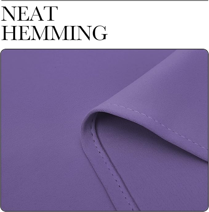 NICETOWN Bedroom Curtain Panels Blackout Draperies, Thermal Insulated Solid - Image 7