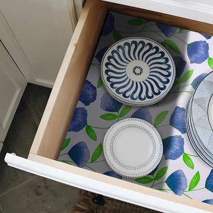 12" W x 120" L Floral Drawer and Shelf Liner - Image 6