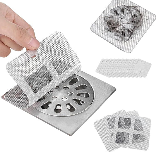 Disposable Hair Drain Stickers, 2025 Upgraded Disposable Floor Drain Filter by Bonie