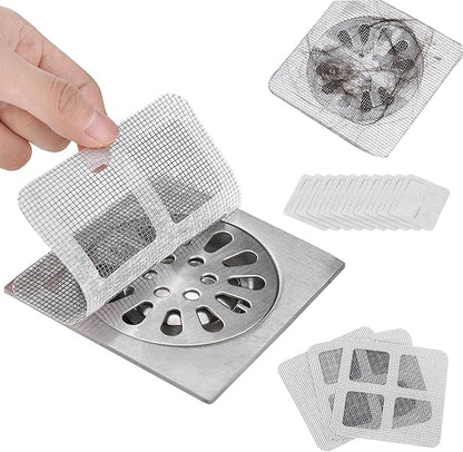 Disposable Hair Drain Stickers, 2025 Upgraded Disposable Floor Drain Filter by Bonie