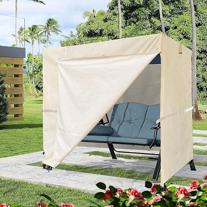 Ourdoor Swing Cove, 2 Triple Seater Hammock Cover Garden Swing Cover Garden - Image 5