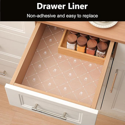 INNOLITES Kitchen Cabinet Shelf Liner, Non-Adhesive Refrigerator & Drawer Liner - Image 3