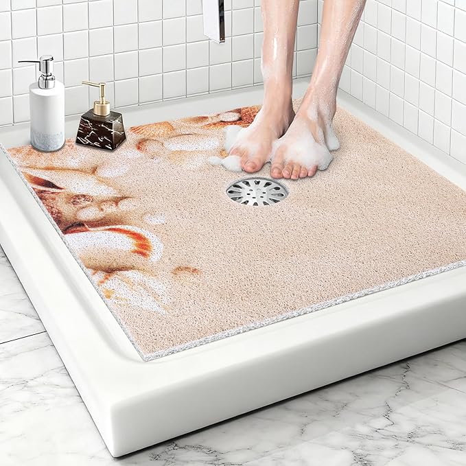 Square Shower Mat Non Slip: 36x36 Inch Extra Large Shower Mats - Image 8