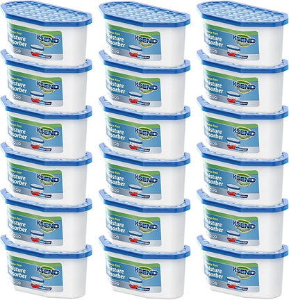 Moisture Absorbers, 18 Pack, Compact Dehumidifier by Ksend