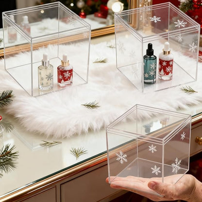 KissYou Large Acrylic Box With Lid Clear Display Boxes Acrylic Square Cube - Image 7