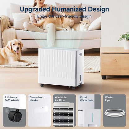 35 Pints Dehumidifier for Basement - Image 7