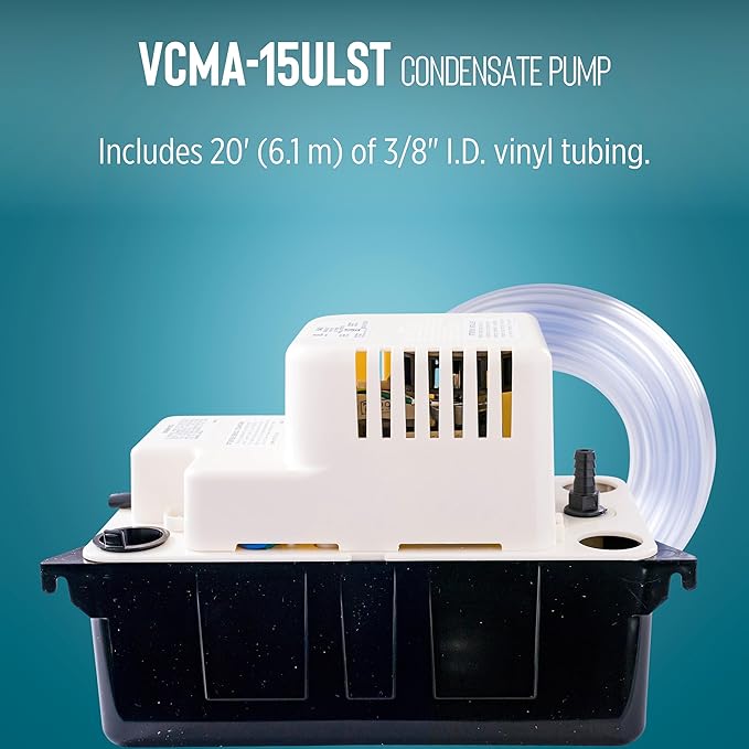 Little Giant VCMA-15ULST 115 Volt, 65 GPH, 1/50 HP Automatic Condensate Removal - Image 4
