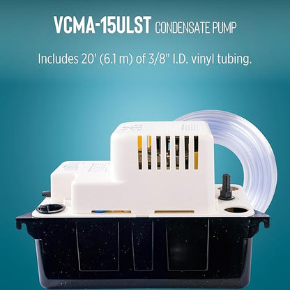 Little Giant VCMA-15ULST 115 Volt, 65 GPH, 1/50 HP Automatic Condensate Removal - Image 4