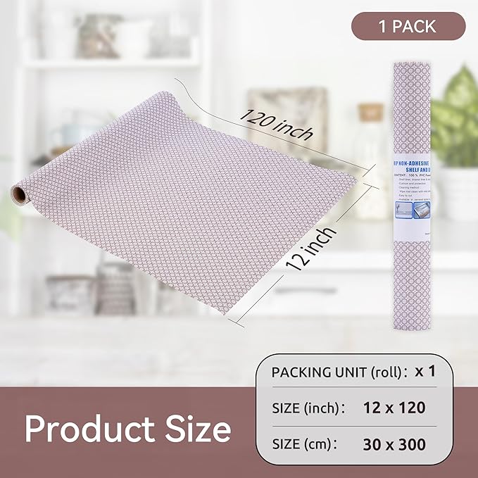 FIFTY FEET 12"x120" Non-Adhesive Shelf Liner - Image 5