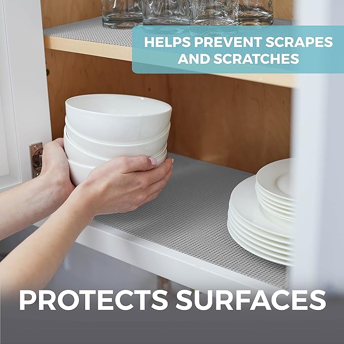 HOME GENIE Shelf Drawer and Cabinet Liner, Durable - Image 4