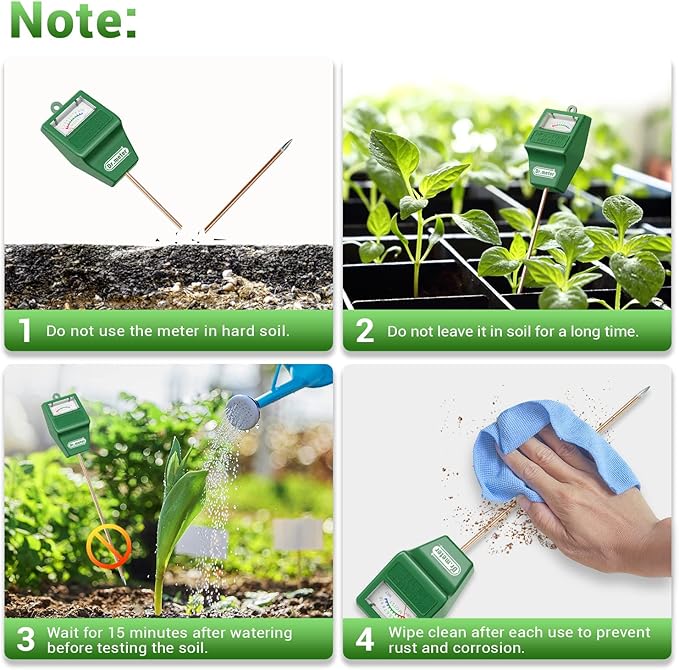Soil Moisture Meter, 2 Packs Soil Test Kit - Image 6