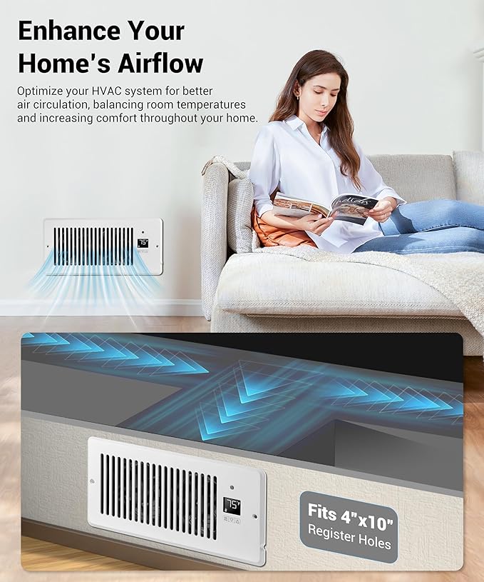 Window Register Booster Vent Fan - Image 4