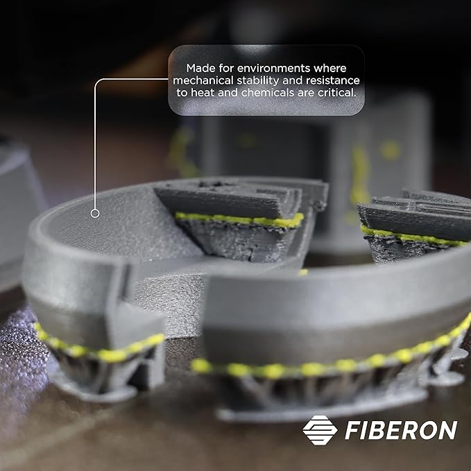 Polymaker Fiberon PPS-GF20 Filament 1.75mm 0.5kg Spool, Extreme Heat Resistance - Image 6
