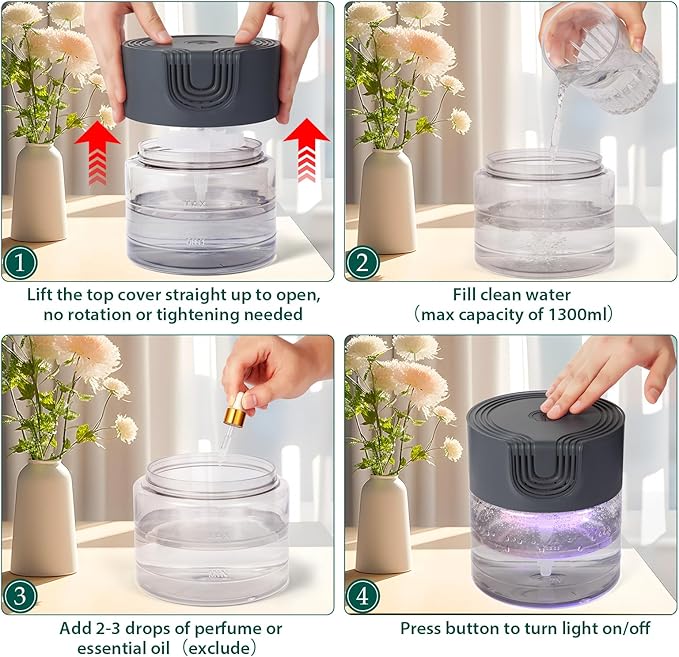Water Air Purifiers for Home, Oxyvana Quiet Variable Speed Water Based Air - Image 5