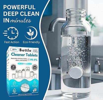 120 Pcs Water Bottle Cleaning Tablets, Bottle Cleaning Tablets - Image 7