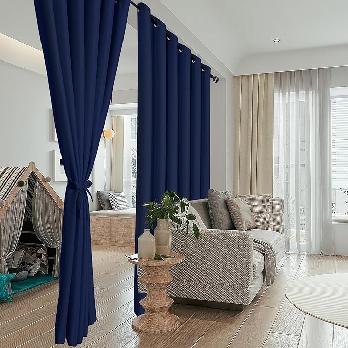 Hiasan Patio Sliding Door Curtain Panel, Bedroom Partition, Shared Office Space - Image 4