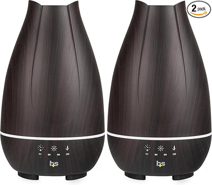HealthSmart Essential Oil Diffuser, Cool Mist Humidifier and Aromatherapy by HealthSmart