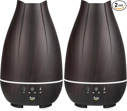 HealthSmart Essential Oil Diffuser, Cool Mist Humidifier and Aromatherapy by HealthSmart