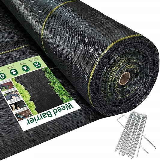 3ft x300ft Pro Black Weed Barrier, 6oz Premium Landscape Fabric-Heavy Duty by Sunocity