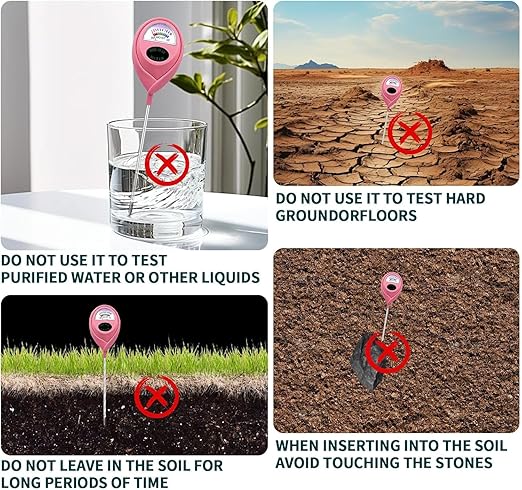 Soil Moisture Meter, Garden Plant Water Meter, Plants Moisture Meter, Lawn Soil - Image 8
