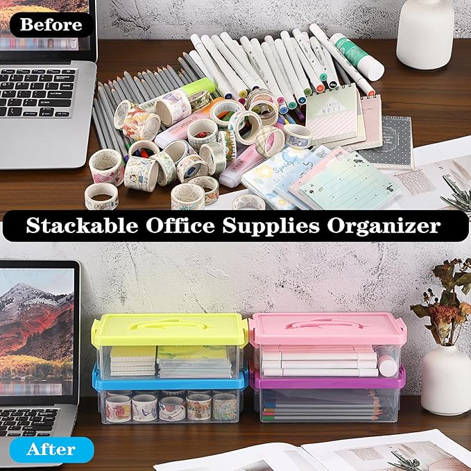 BTSKY 1-Pack Clear Plastic Storage Box - Image 9