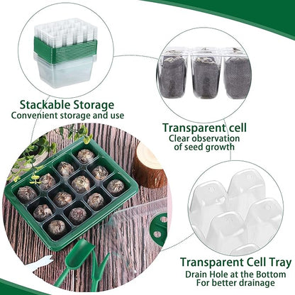 10 Sets Seed Starter Tray Kit Seed Starter Trays - Image 4