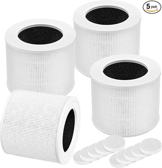 Leemone 4 Pack Core Mini Replacement Filter by Leemone