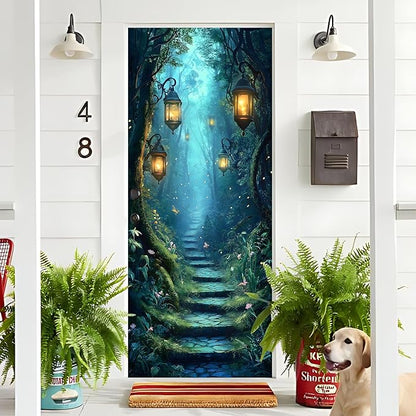 3D Door Stickers, Peel and Stick Vinyl Wallpaper ，Self-Adhesive Mural - Image 4