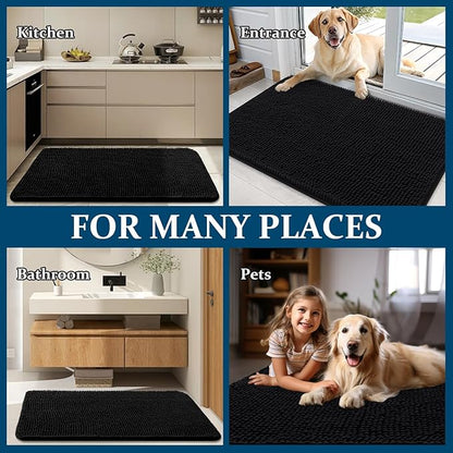 OLANLY Dog Door Mat for Muddy Paws 59x20, Absorbs Moisture and Dirt, Absorbent - Image 8