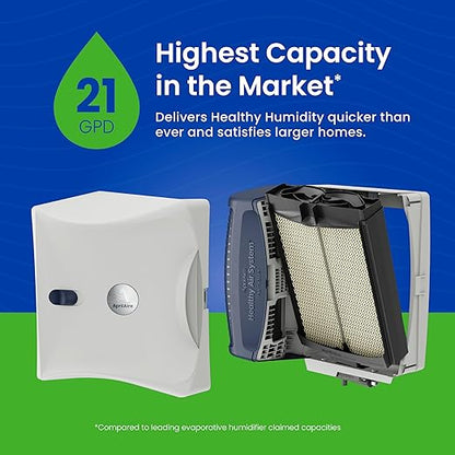 AprilAire 720M Whole-House Fan-Powered Evaporative Humidifier – 21 Gallons Per - Image 2