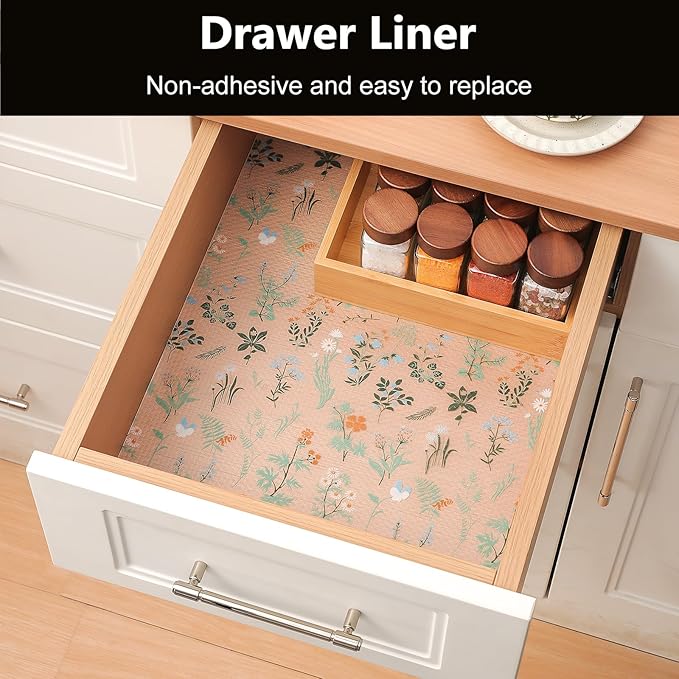 INNOLITES Shelf Liners for Kitchen Cabinets – Drawer Liner Waterproof & - Image 3