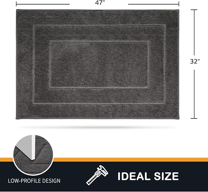PURRUGS Dirt Trapping Door Mat 32" x 47", Non-Slip/Skid Machine Washable - Image 2
