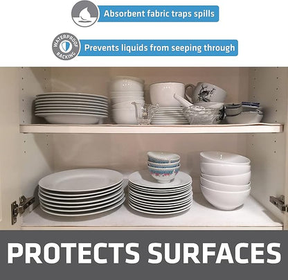 Drymate Premium Luxury Shelf & Drawer Liner, Thick Cushioned Fabric, - Image 3