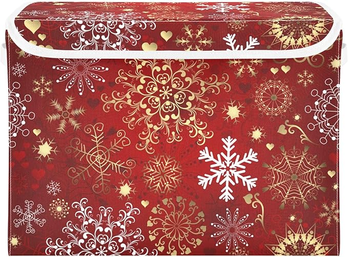 xigua Christmas Snowflakes Storage Bins by LLCxigua
