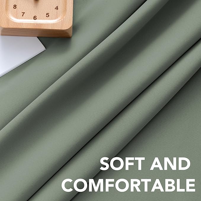 H.VERSAILTEX Blackout Curtains Thermal Insulated Window Treatment Panels Room - Image 5