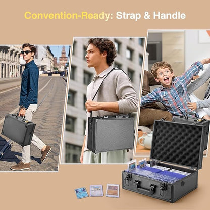 Trading Card Storage Box for 3"x4" 35pt Rigid Cards, Holds 600+ Toploaders - Image 7