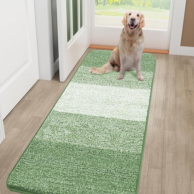 Smiry Dog Door Mat for Muddy Paws, Absorbs Moisture and Dirt, Low-Profile by Smiry