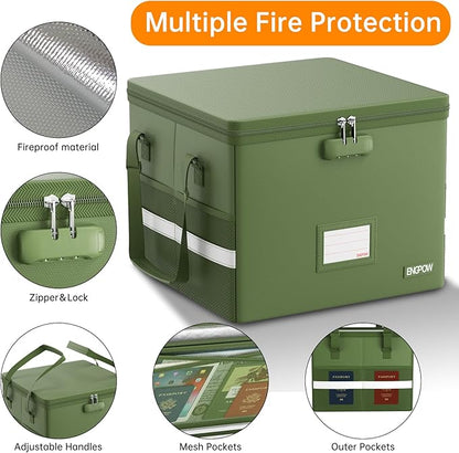 ENGPOW 5200°F File Box Fireproof Document Box - Image 5