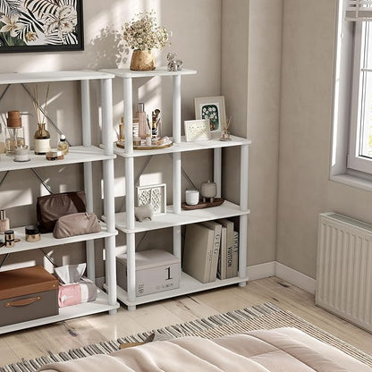Homes: Inside + Out Apexa Modern 5-Cube Ladder Shelving Units, Collectibles - Image 13