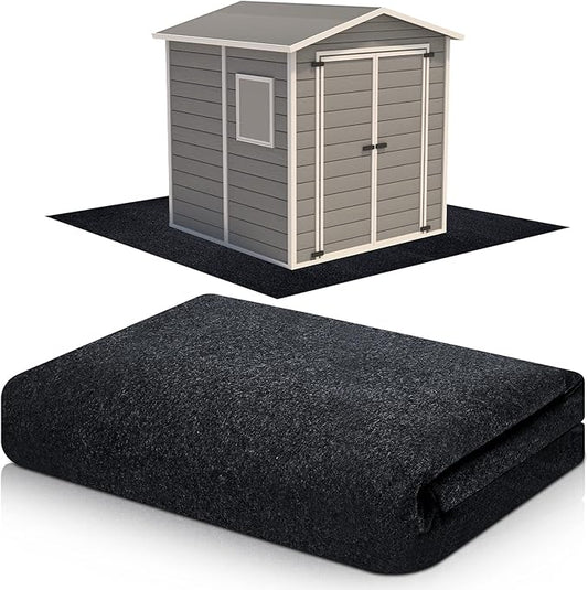 Haull Outdoor Storage Shed Floor Mat Waterproof Outdoor Carport Mat Thickened by Kedauud
