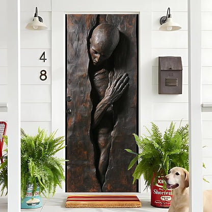 3D Door Stickers, Peel and Stick Vinyl Wallpaper, Self-Adhesive Mural - Image 4