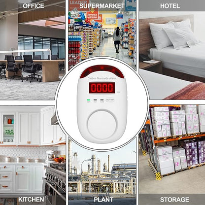 Plug-in Carbon Monoxide Detectors, Koabbit CO Level Monitoring Alarm - Image 8