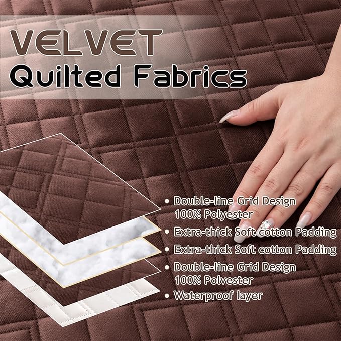 Arfntevss Waterproof Recliner Sectional Couch Covers - Image 3
