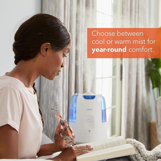 Vicks Dual Comfort Cool + Warm Mist Humidifier - Image 3