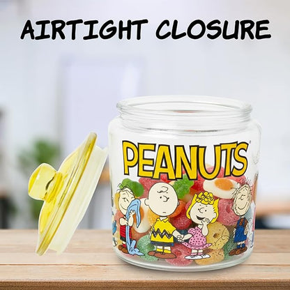 Silver Buffalo Peanuts Squad Featuring Charlie Brown, and Franklin Glass Cookie - Image 5