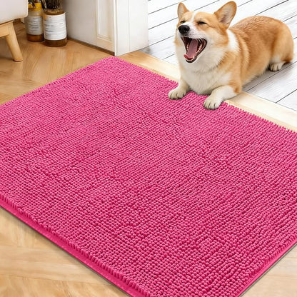 OLANLY Dog Door Mat for Muddy Paws 40x32, Absorbs Moisture and Dirt, Absorbent by OLANLY