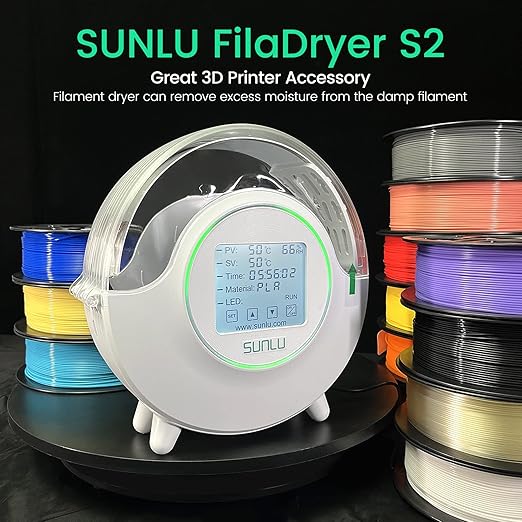 SUNLU Official Filament Dryer S2 Plus, 70℃ Max Temperature, Built-in - Image 2