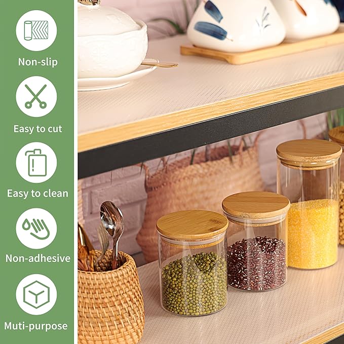 Shelf Liners 24 inch x 20 ft Kitchen Cabinets Liner Non-Stick Drawer Mats EVA - Image 5